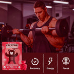Creatine Monohydrate Gummies for Men & Women | 5000Mg of Creatine Gummies per Serving | Sugar, Gluten Free & Halal | Pack of 90 for Pre Workout & Muscle Recovery | Watermelon Flavor