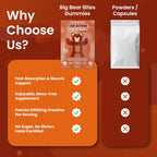 Creatine Monohydrate Gummies for Men & Women | 5000Mg of Creatine Gummies per Serving | Sugar, Gluten Free & Halal | Pack of 90 for Pre Workout & Muscle Recovery | Peach Flavor